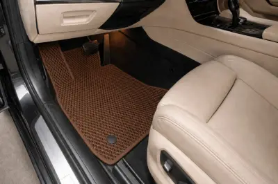 Килимки EVA (для F02, Коричневий) для BMW 7 серія F01/F02