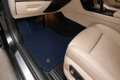 Килимки EVA (для F02, Синій) для BMW 7 серія F01/F02