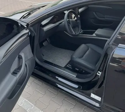 Килимки EVA (2021+, чорні) для Tesla Model S