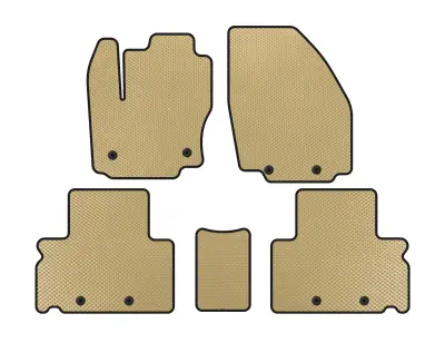 Килимки EVA (Бежевий) для Ford S–Max