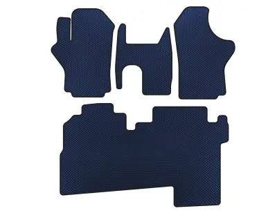 Килимки EVA (2004-2007, 2 ряди, 8-ми місний, Синій) для Hyundai H200, H1, Starex