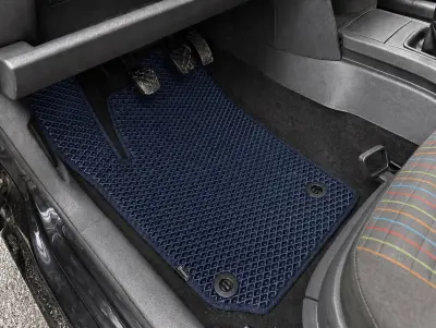 Килимки EVA (HB, 3/5-ти дверний, Синій) для Volkswagen Polo