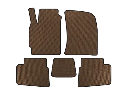 Килимки EVA (Коричневий) для Chery Eastar