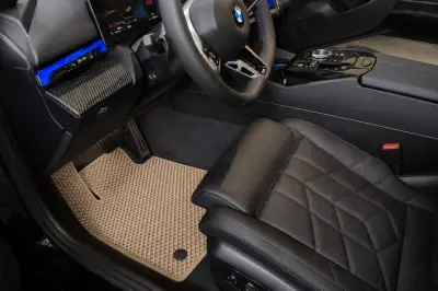 Килимки EVA (Для G60/61, Бежевий) для BMW 5/i5 серія G60/G60E/G61
