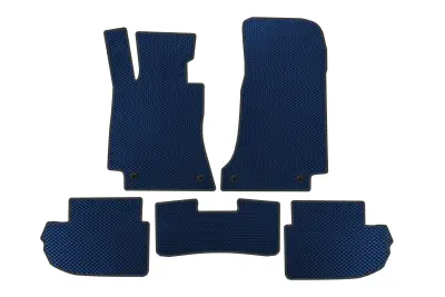 Килимки EVA (2021-2024, синій) для Mercedes-Benz E-class coupe C238