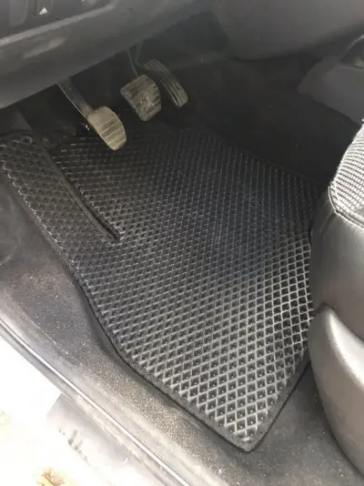 Килимки EVA (чорні) Передні для Renault Kangoo