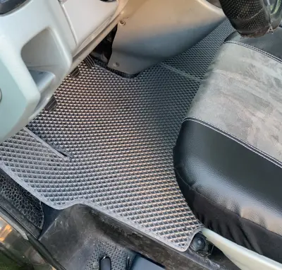 Килимки EVA (сірі) 1 + 2 для Renault Trafic