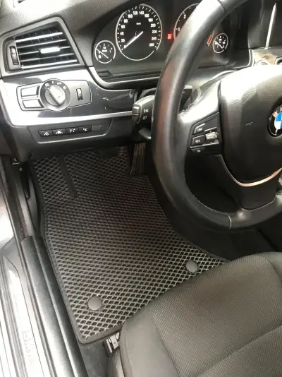 Килимки 2013-2016 (EVA, чорні) для BMW 5 серія F10/F11