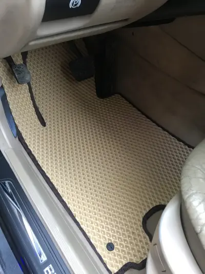 Килимки (EVA, бежеві) для BMW 7 серія E38