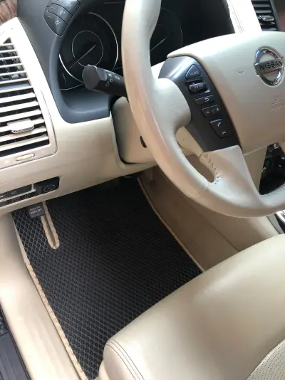 Килимки салону 3 ряди (EVA, чорний) для Nissan Patrol Y62