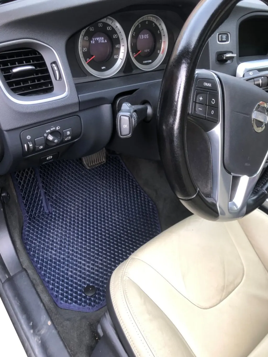 Килимки EVA (чорні) для Volvo V60