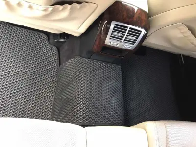 Килимки EVA (Long, чорні) для Mercedes-Benz S-class W221