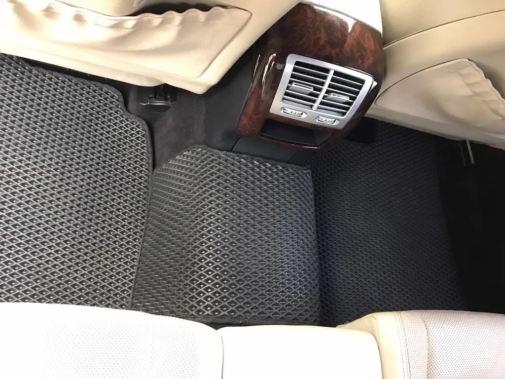 Килимки EVA (Long, чорні) для Mercedes-Benz S-class W221
